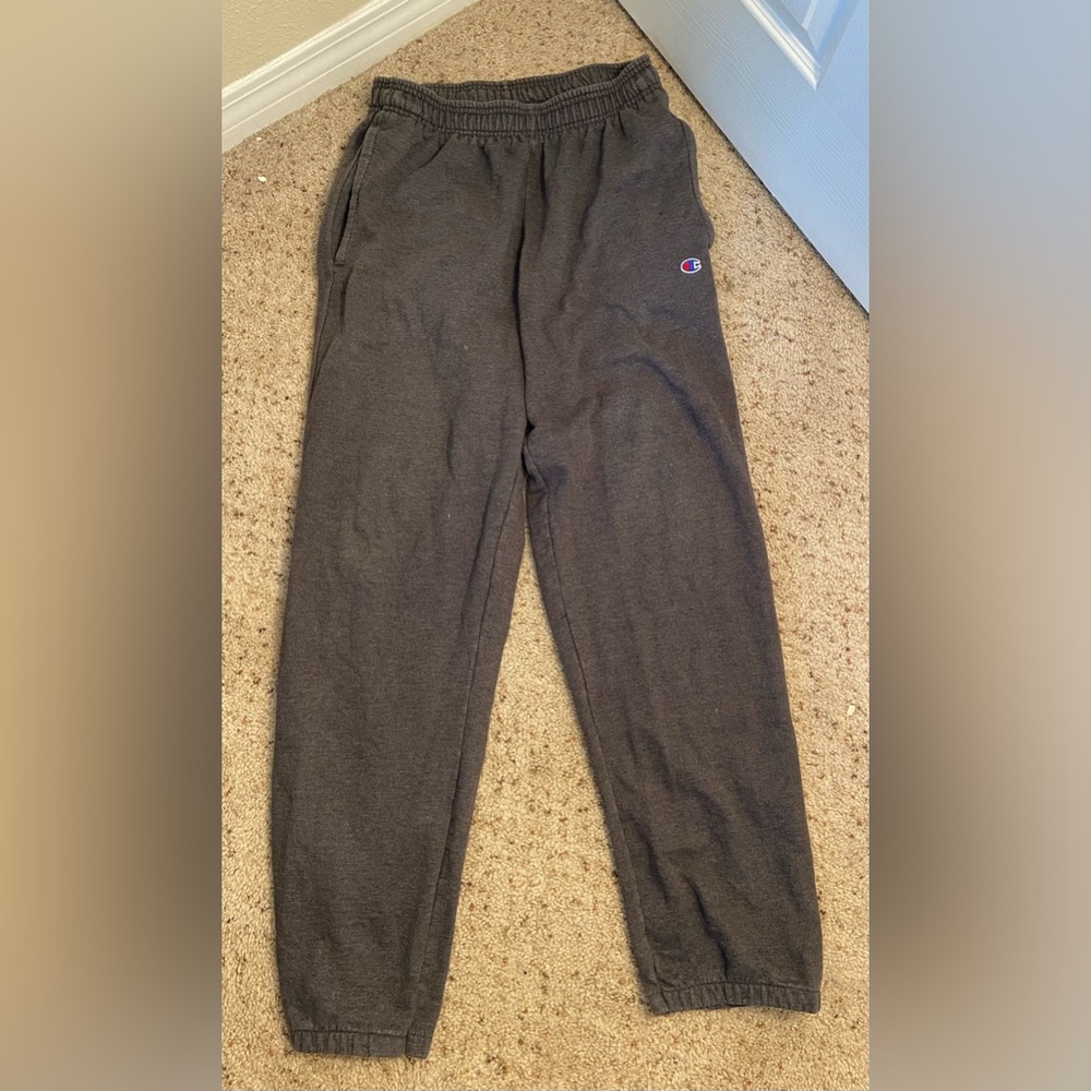 Champion grey sweatpants joggers size large